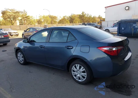 2016 Toyota Corolla Le из США, поврежденный, VIN 5YFBURHE8GP496988